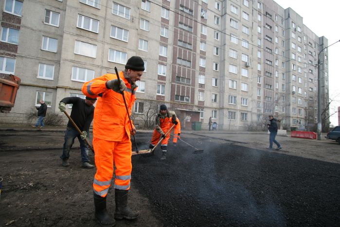 Укладка асфальтного полотна в Жуковском