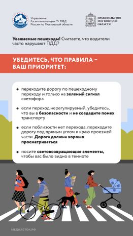 Внимание пешеход Вертикаль 09