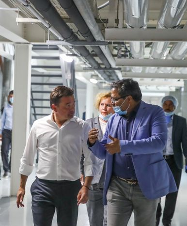Встреча Губернатора Подмосковья с управляющим директором «Uflex Group» Ашоком Чатурведи