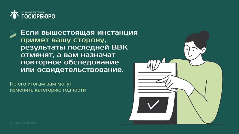 Как обжаловать заключение военно-врачебной комиссии Горизонталь 09