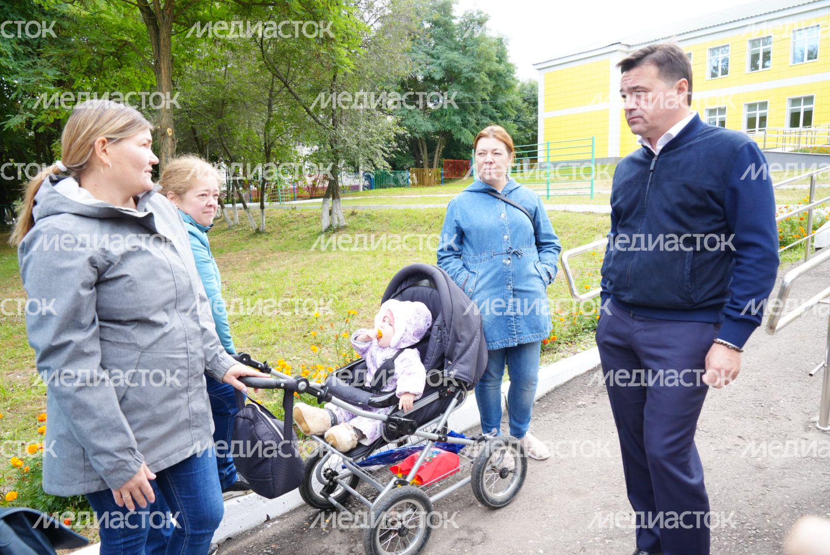 Проверка работы школы №3 в Кашире Губернатором Подмосковья