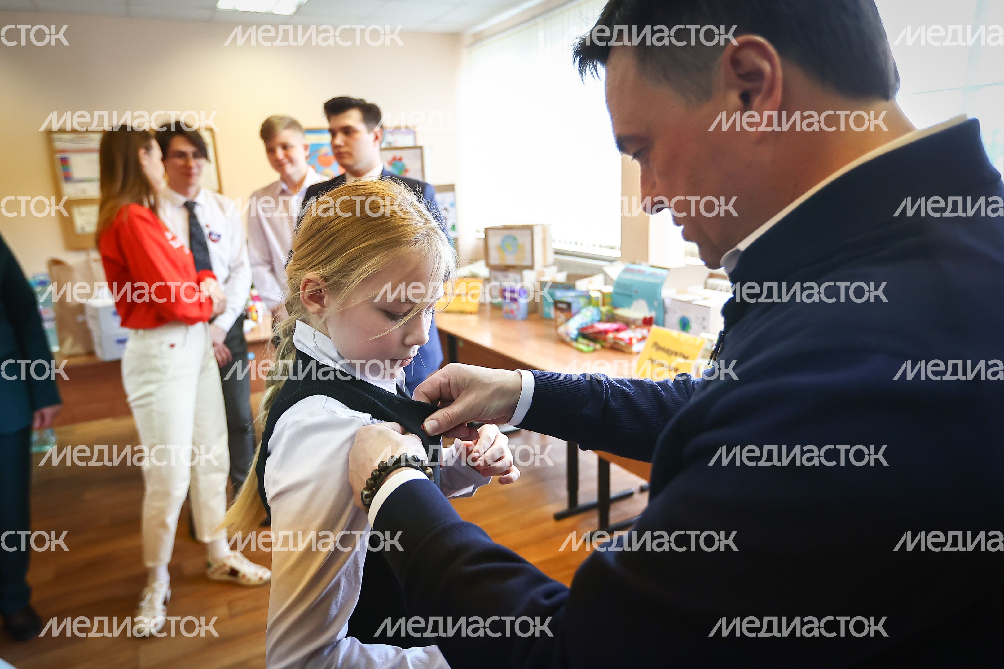 Участие губернатора Подмосковья в акции «Доброе дело»