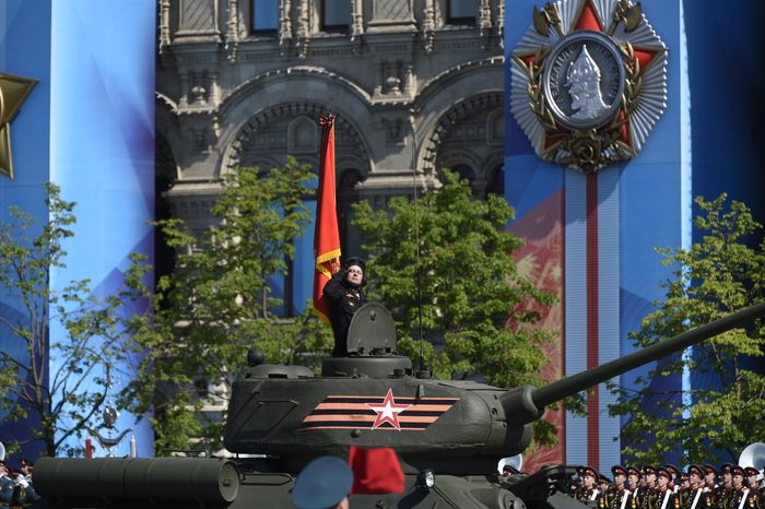 Парад Победы на Красной площади в Москве