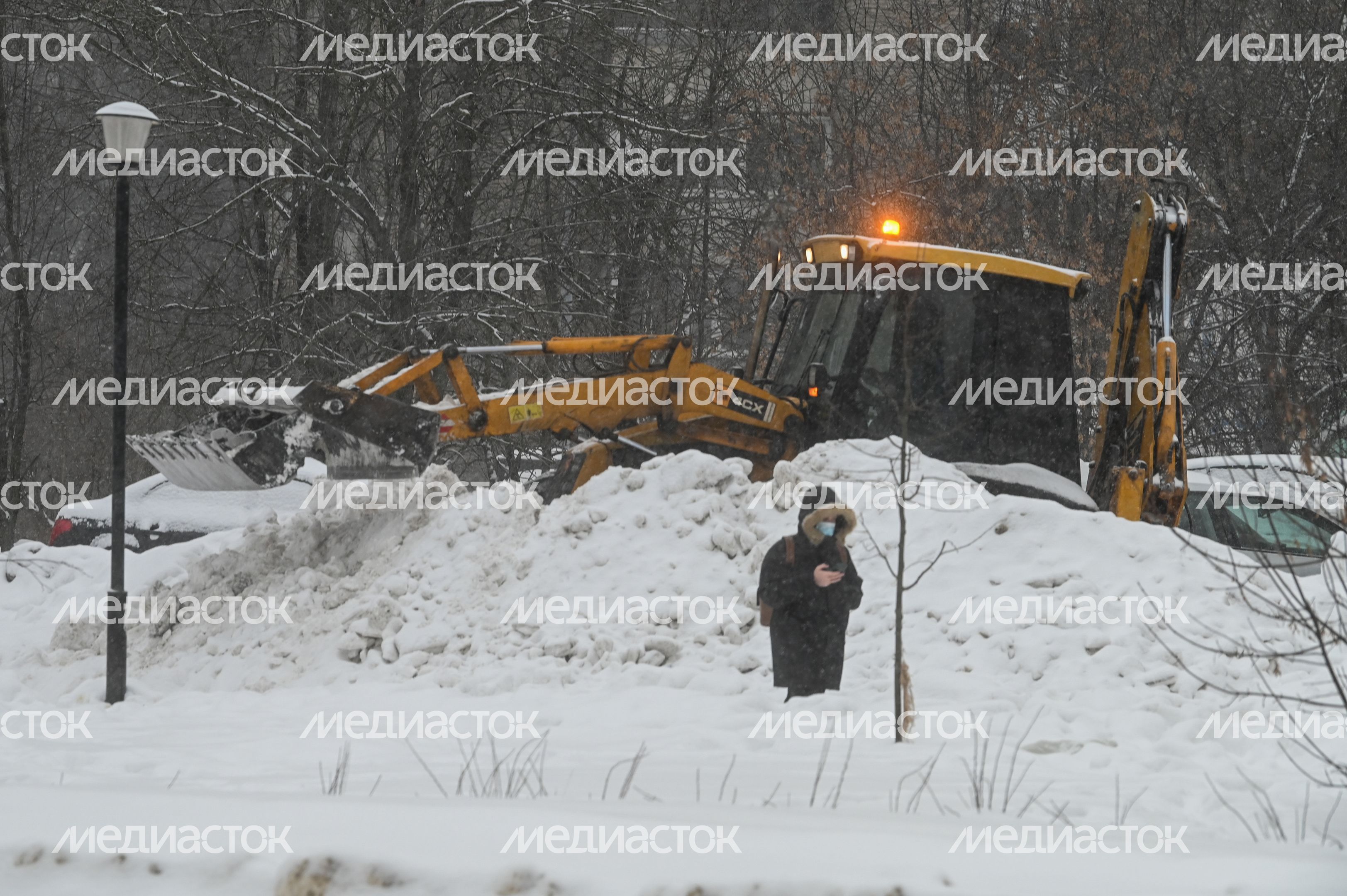 Снегопад в Люберцах