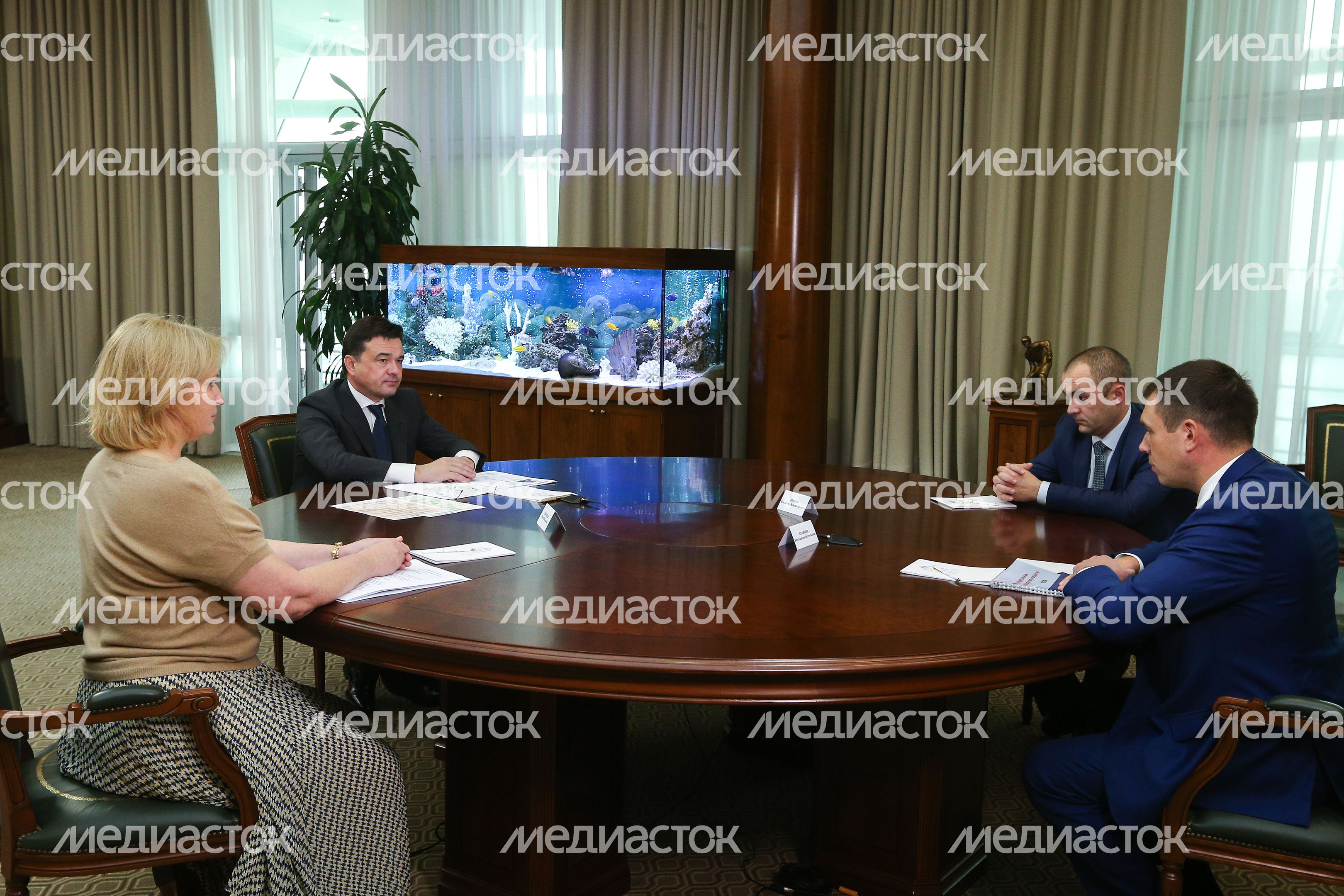 Рабочая встреча губернатора Подмосковья с ВРИП главы городского округа Лыткарино Рабочая встреча губернатора Подмосковья с ВРИП главы городского округа Лыткарино