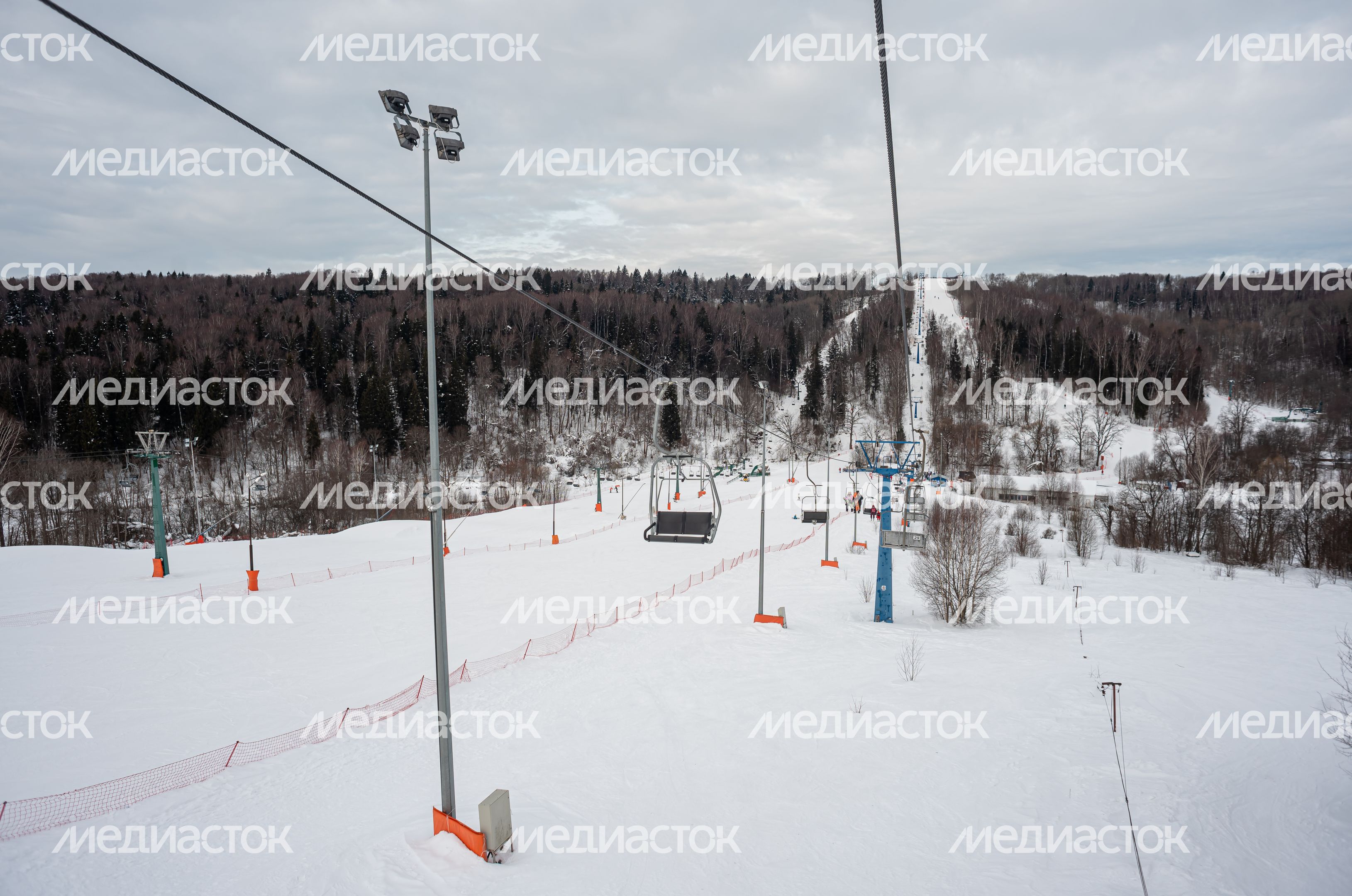 Зимние виды Горнолыжного курорта «Степаново»