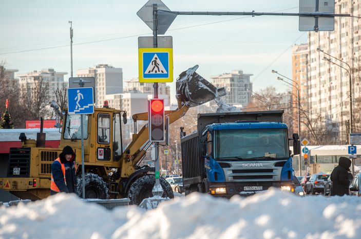 Зима в Москве