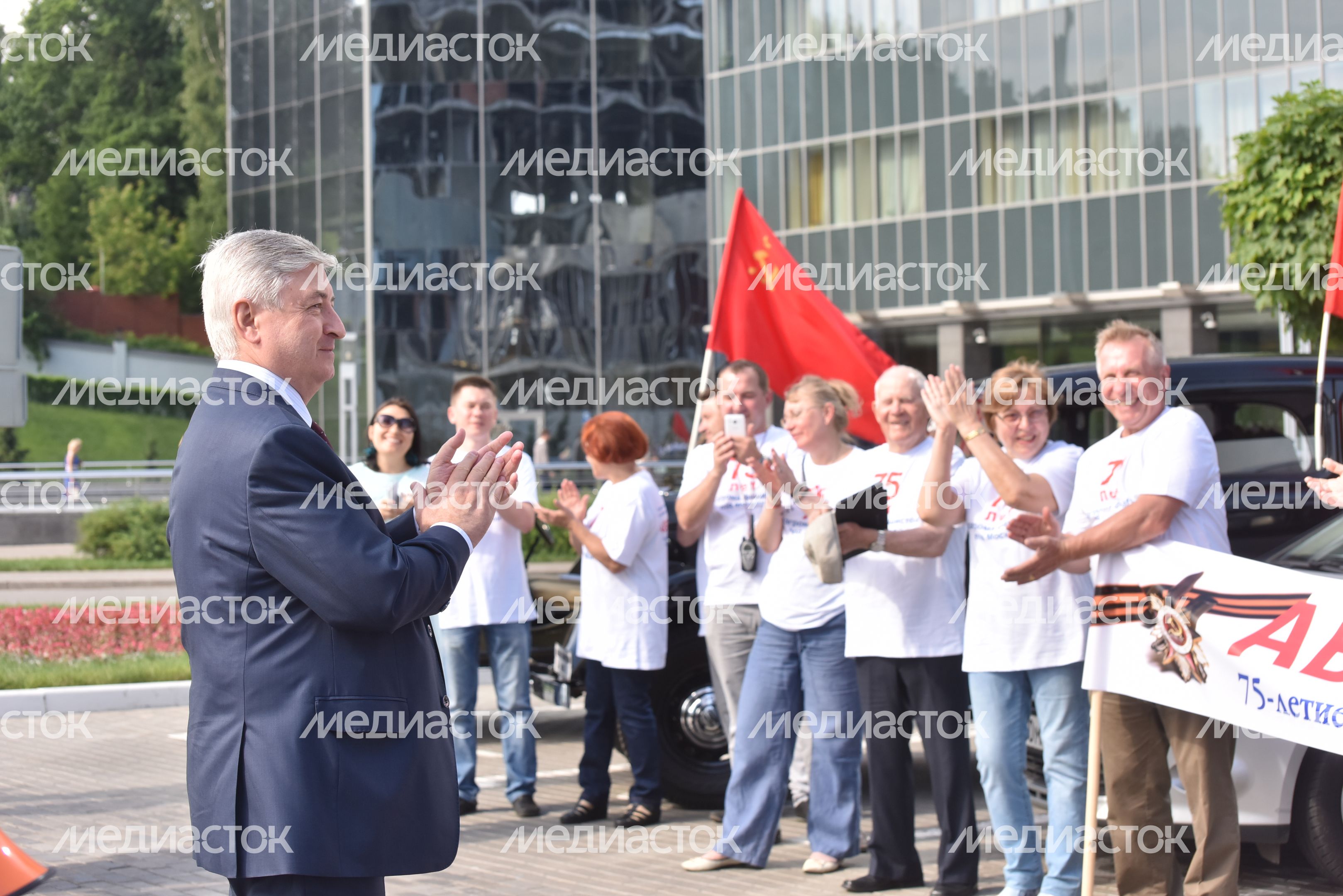 Старт автопробега «Дорогами славы Подмосковья» в Красногорске Старт автопробега «Дорогами славы Подмосковья» в Красногорске