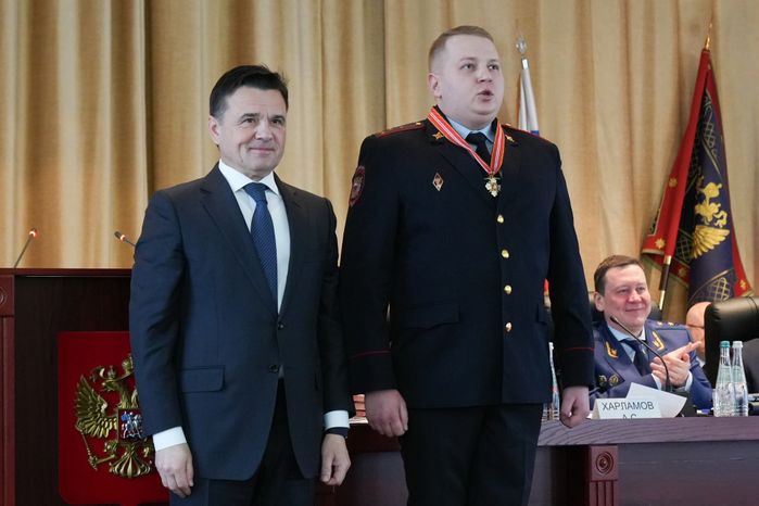 Андрей Воробьев принял участие в заседании коллегии ГУ МВД России по региону