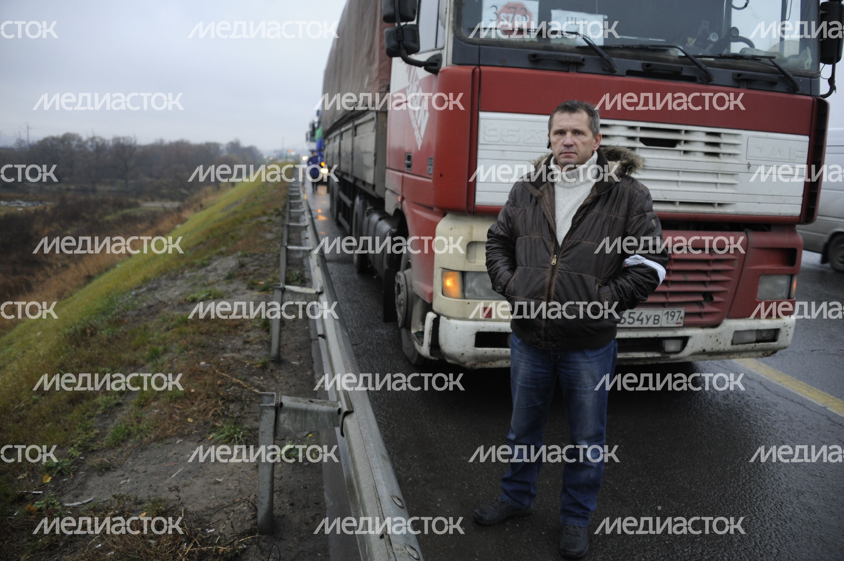Акция протеста на трассе М4 «Дон» Акция протеста на трассе М4 «Дон»