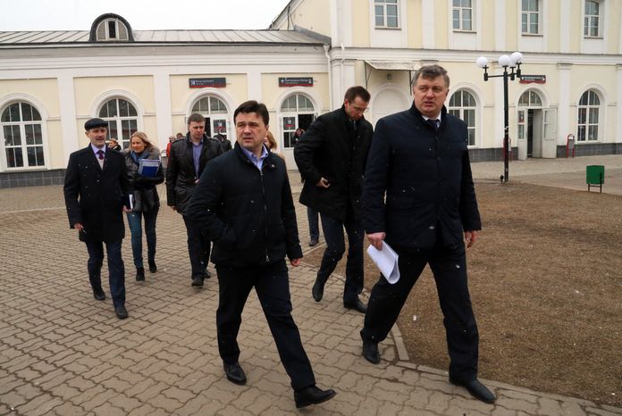 А. Воробьев посетил с рабочим визитом Павлово-Посадский район