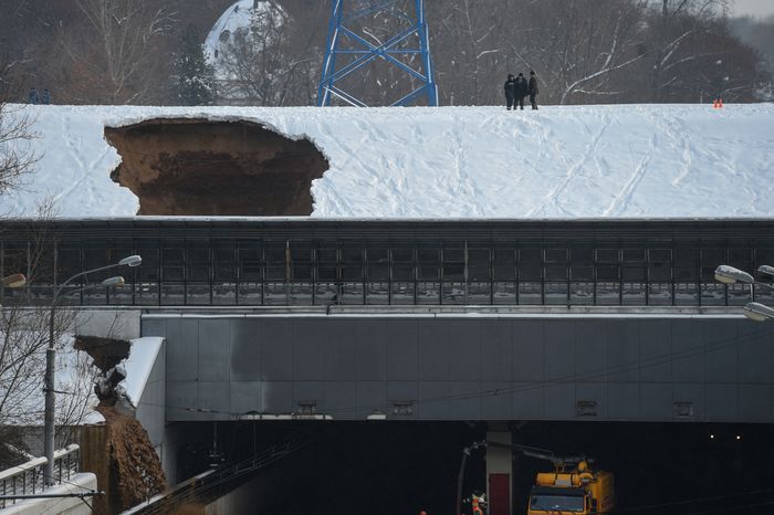 Тушинский тоннель затопило в Москве