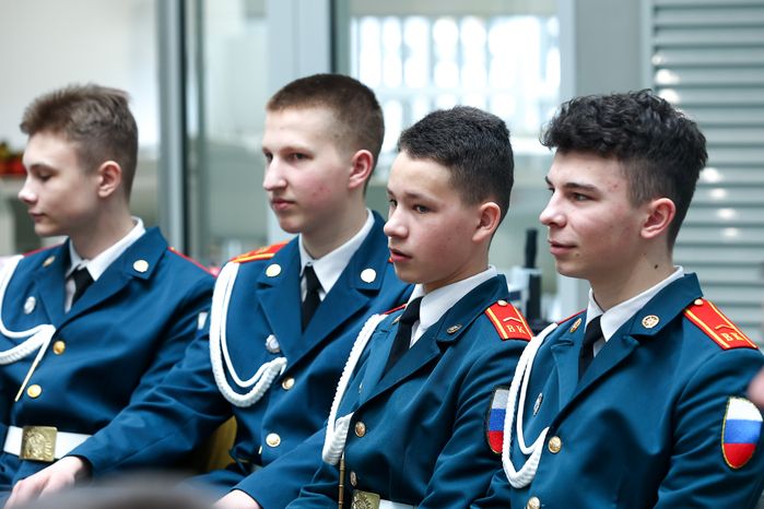 Встреча Губернатора Подмосковья с ребятами из кадетской школы «Корабелы Прионежья»