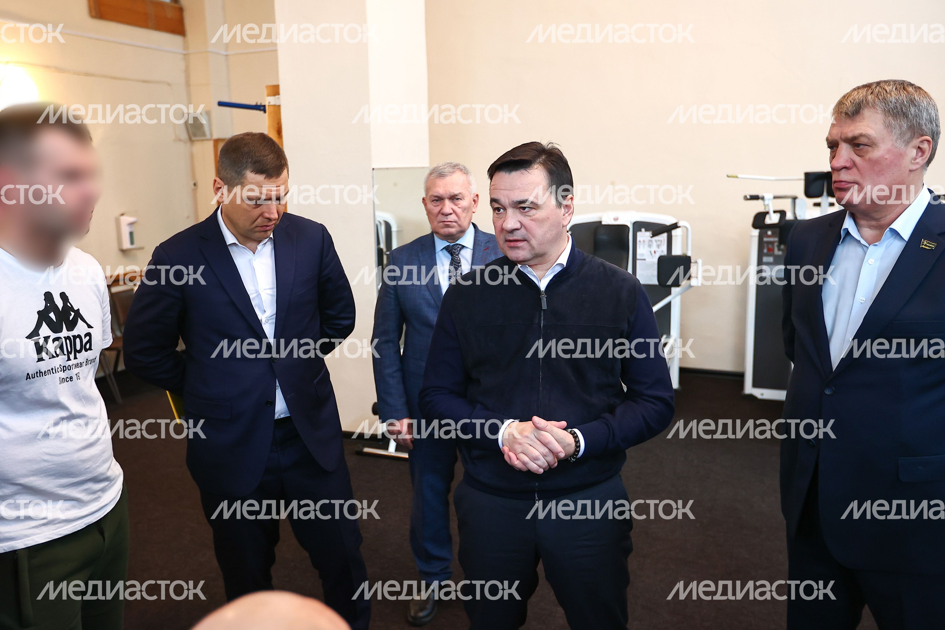 Встреча Губернатора Подмосковья с участниками СВО, проходящими реабилитацию в санатории «Горки»