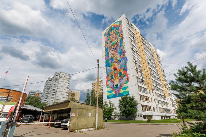 Муралы в Железнодорожном, Балашиха