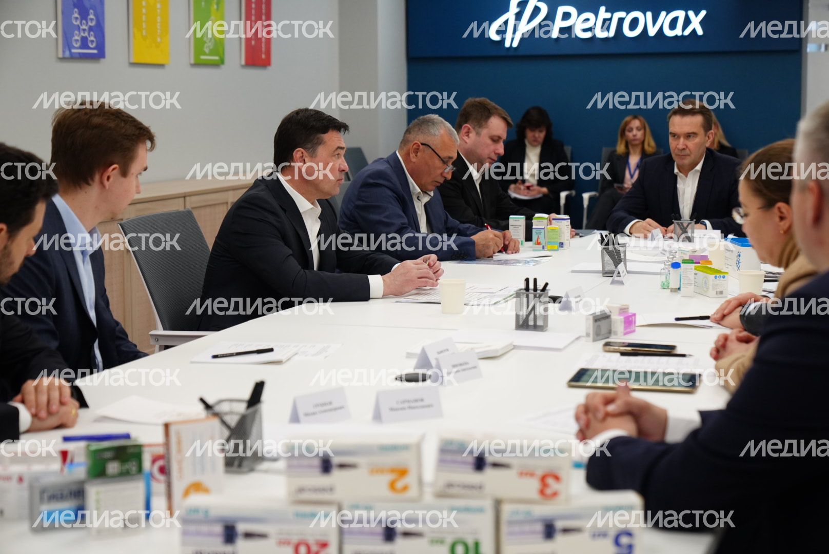 Встреча губернатора с фармпроизводителями Подмосковья