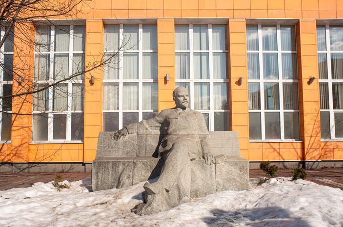Зимние виды Совхоза имени Ленина