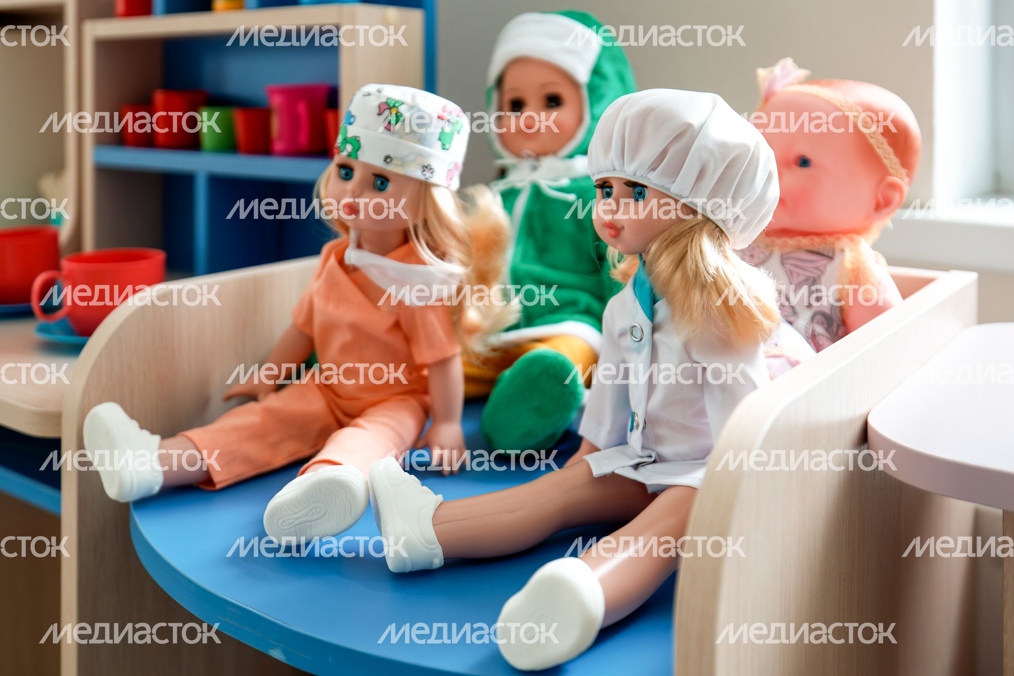 Игрушки в новом детском саду «Серебряные росы» в поселке Андреевка Игрушки в новом детском саду «Серебряные росы» в поселке Андреевка
