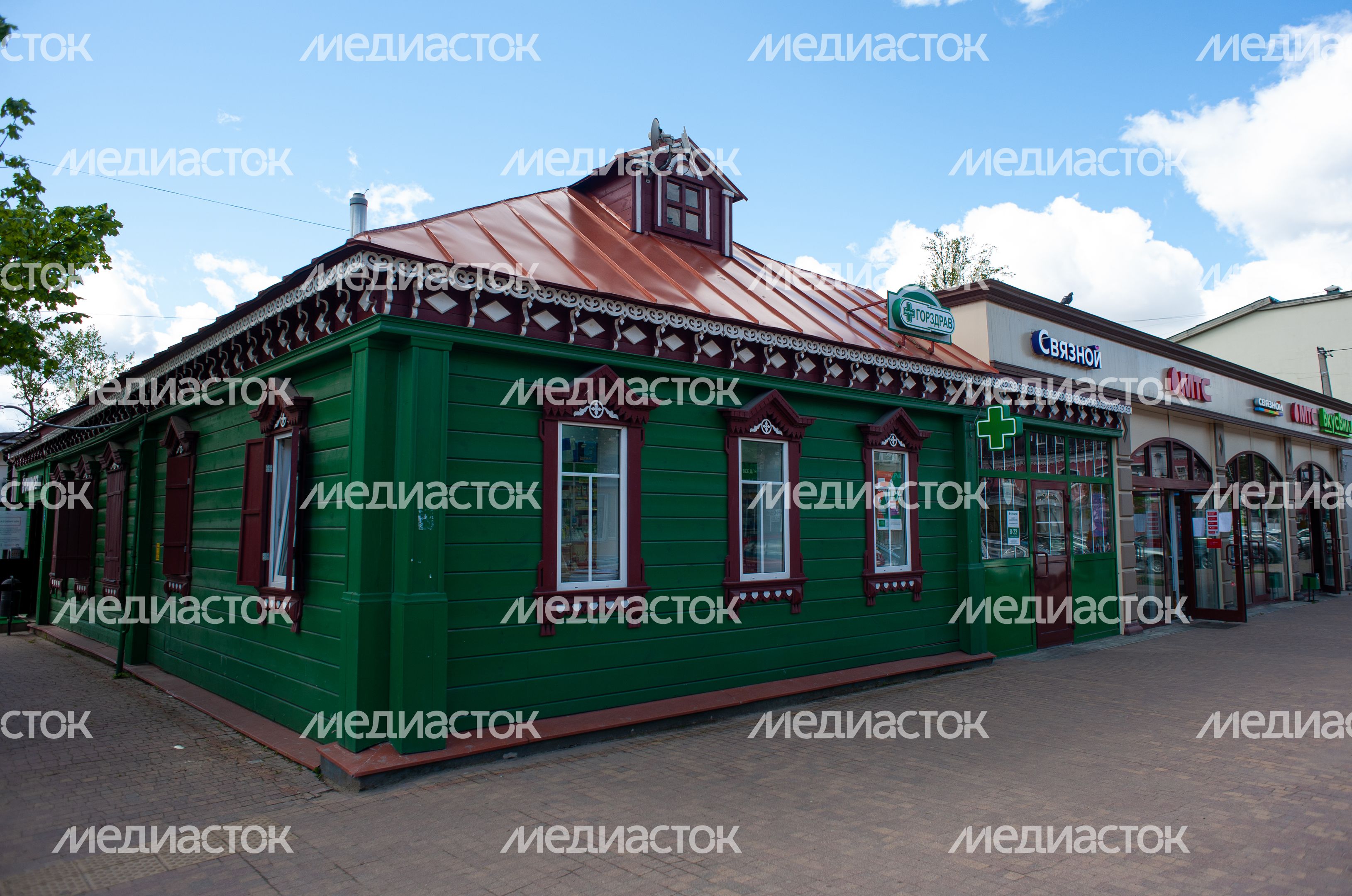 Летние виды города Звенигород