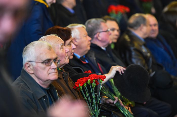Церемония прощания с космонавтом Алексеем Леоновым в Подмосковье