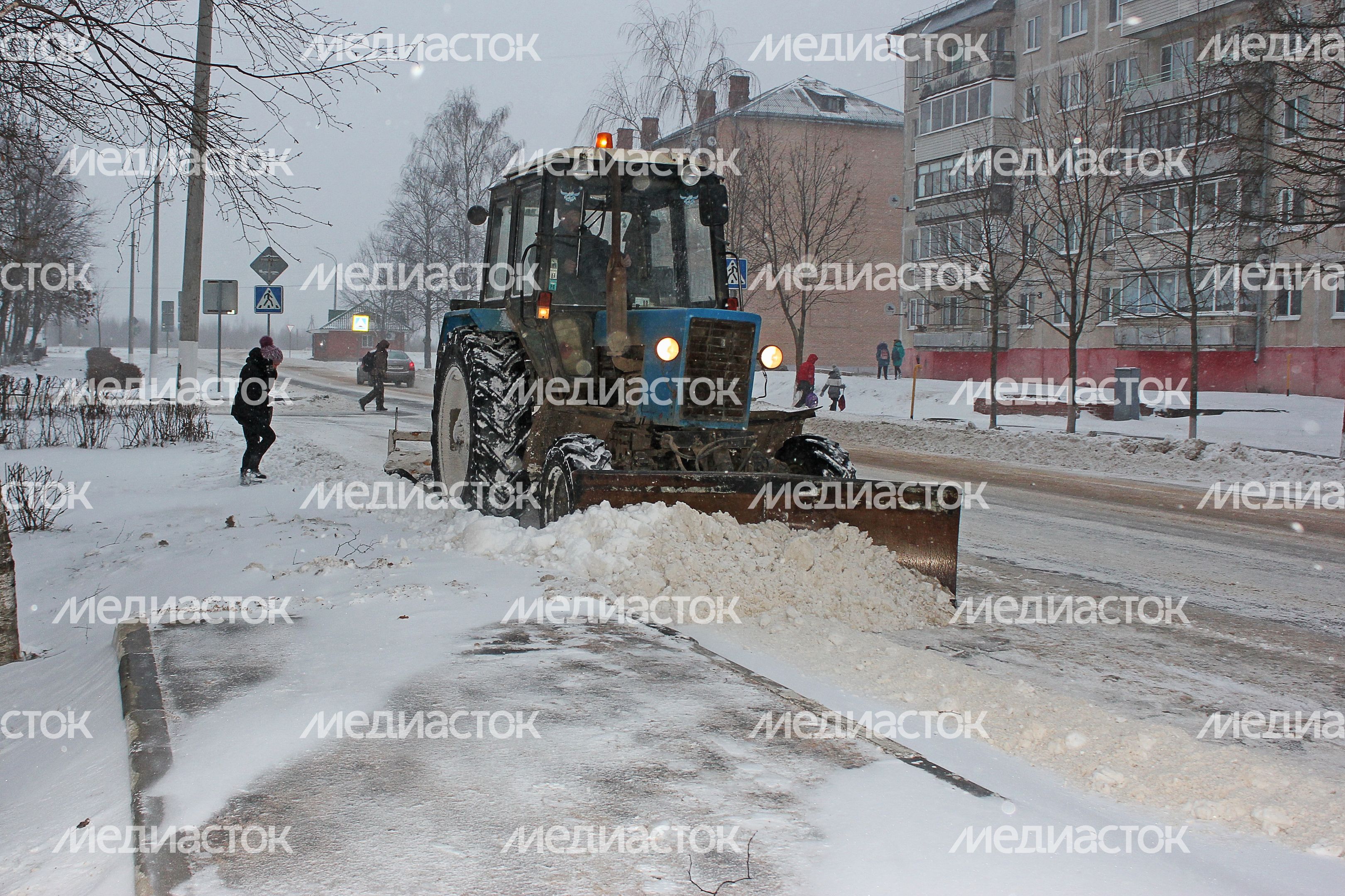 Снегопад в Шаховской
