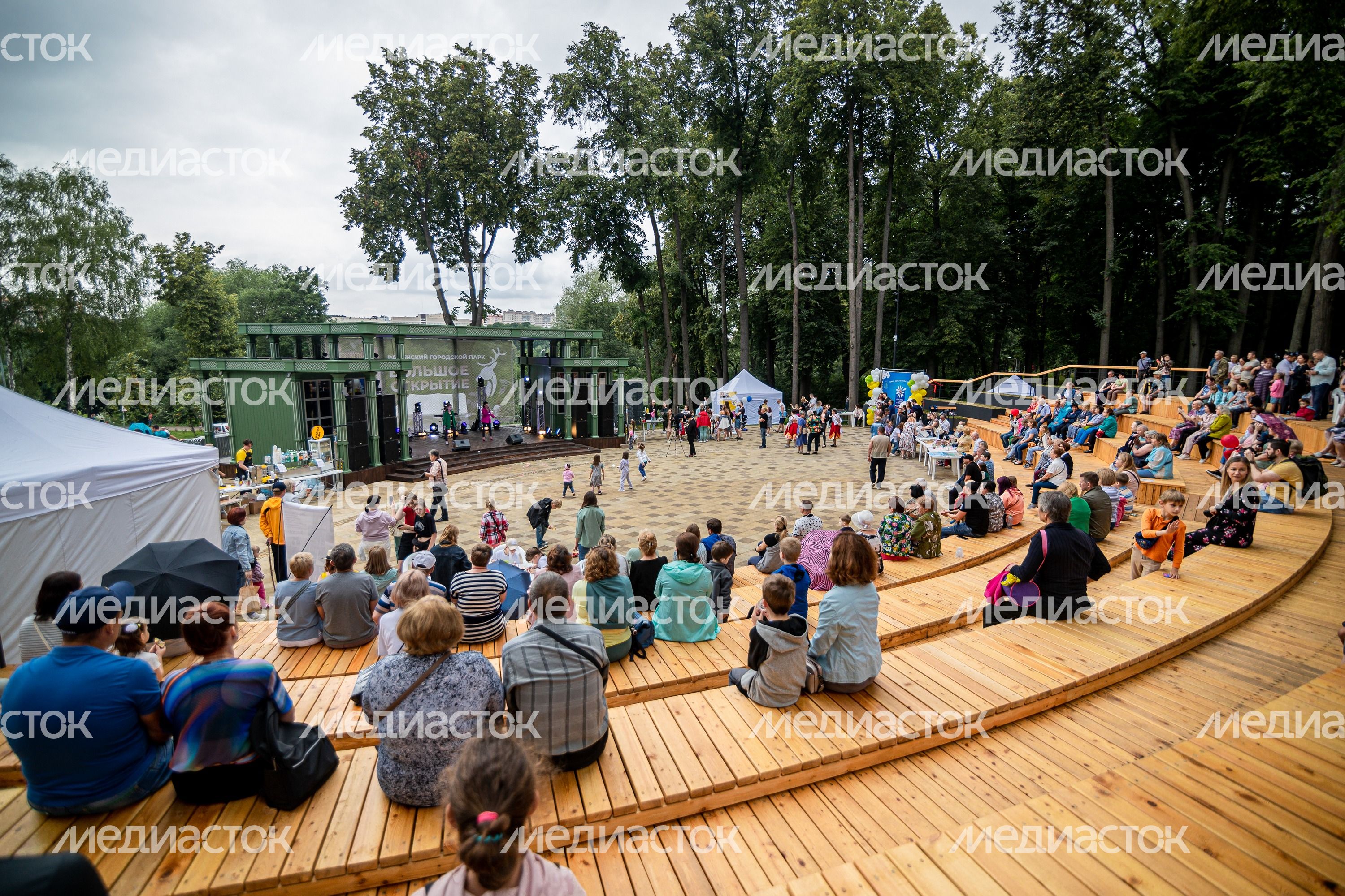 Амфитеатр в Раменском городском парке