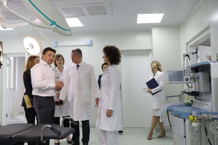 Презентация обновленного Консультационно-диагностического центра Красногорской городской больницы №1 губернатору Подмосковья