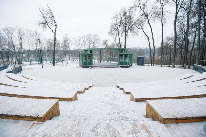 Раменское. Городской парк культуры и отдыха. Зима