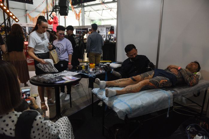 Открытие фестиваля «Russian Tattoo Expo» в Москве