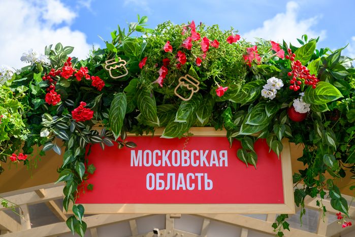 Ярмарка продуктов питания, произведенных в Подмосковье, на гастрономическом фестивале «Вкусы России» 2026 на ВДНХ