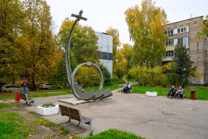 Памятник первому искусственному спутнику Земли в Щелково