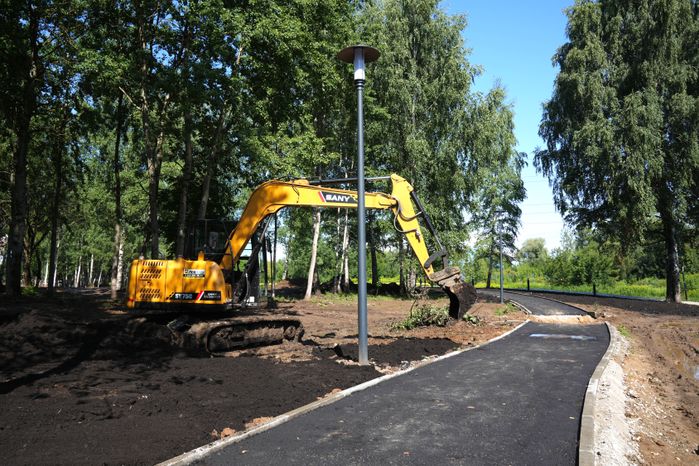 Благоустройство зоны отдыха у реки Учи в Ивантеевке