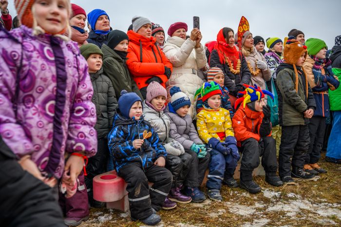 Празднование Масленицы в Муранове