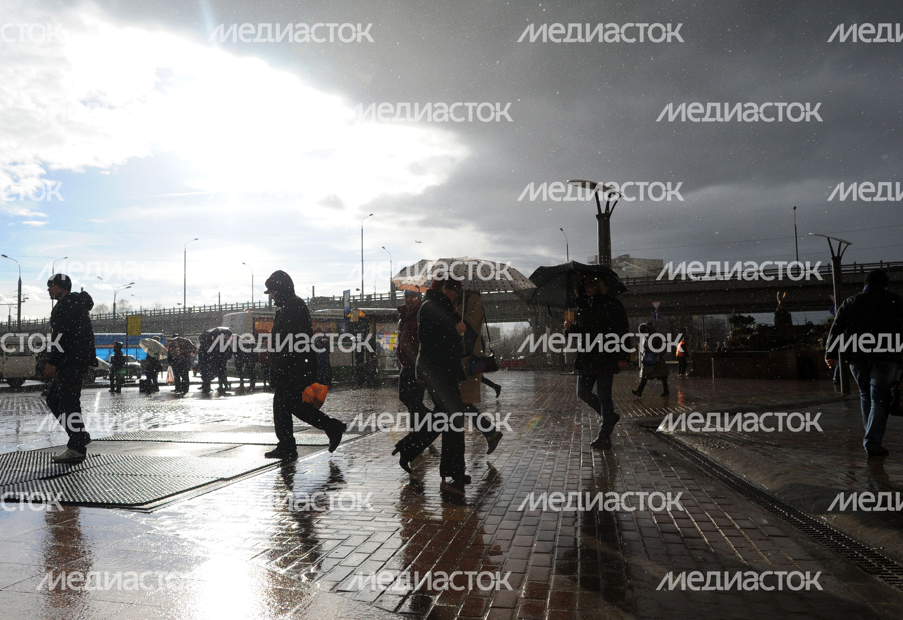 Дождь в Москве