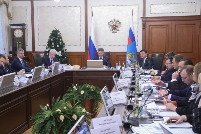 Заседание Координационного совета по развитию транспортной системы Москвы и Подмосковья 18.12.2017