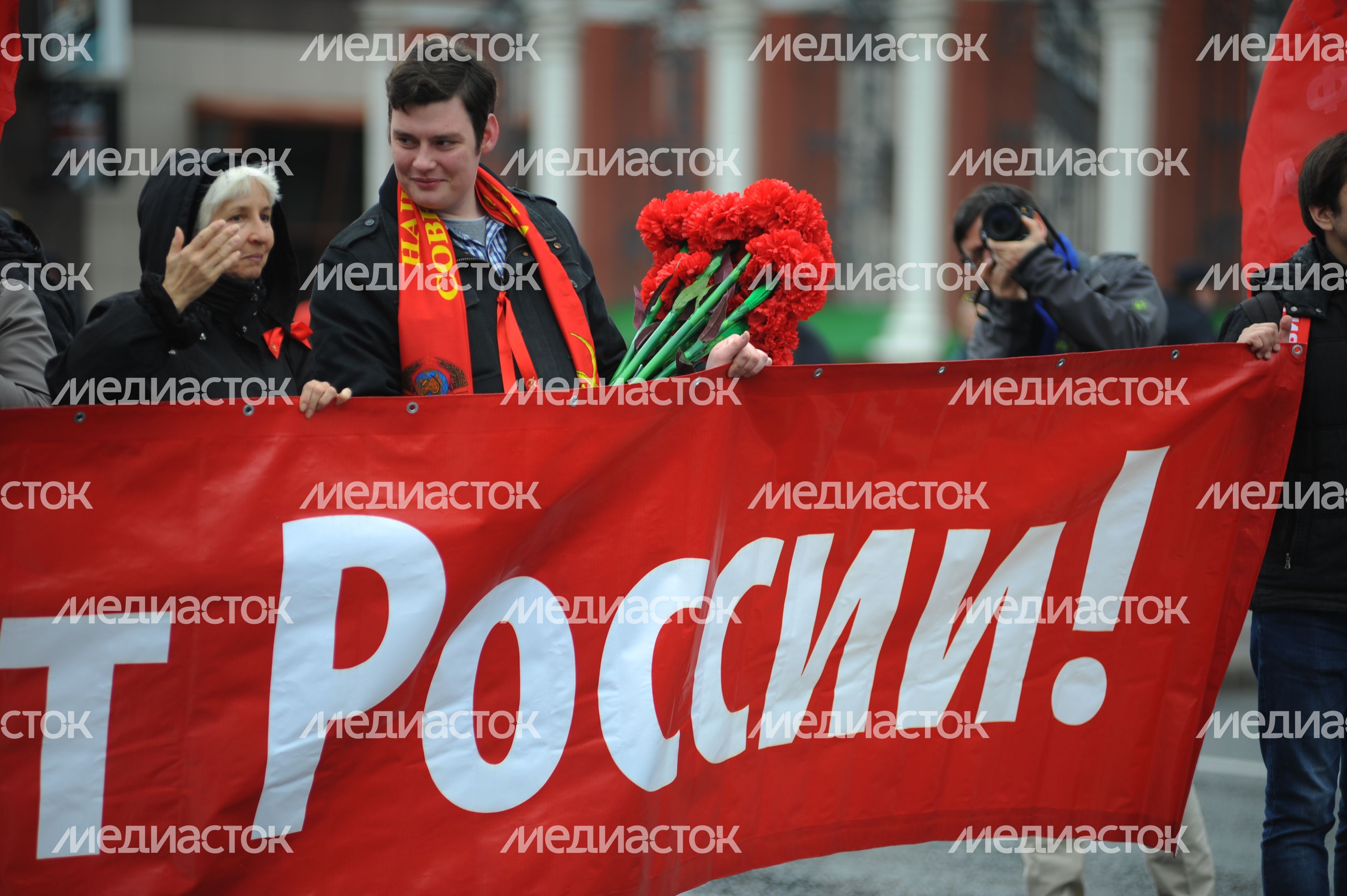 Первомайская демонстрация в Москве