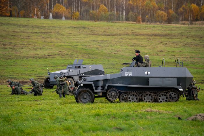 Реконструкция Битвы за Москву на Бородинском поле