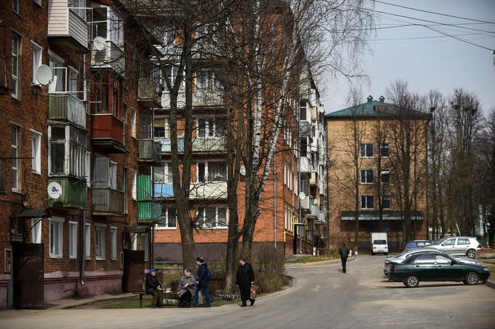 Жилые многоквартирные дома в поселке Шаховская