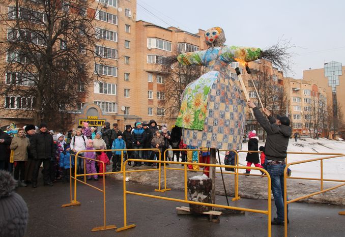 Празднование Масленицы в Красноармейске