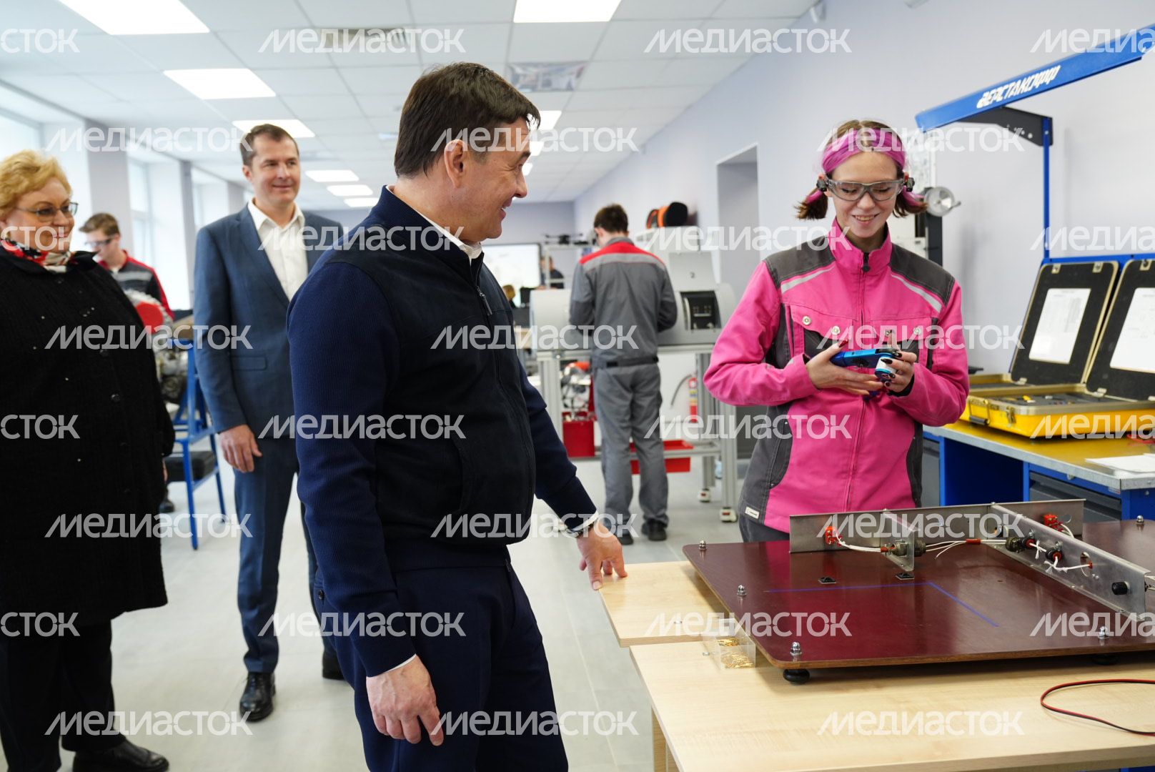 Посещение губернатором Люберецкого техникума