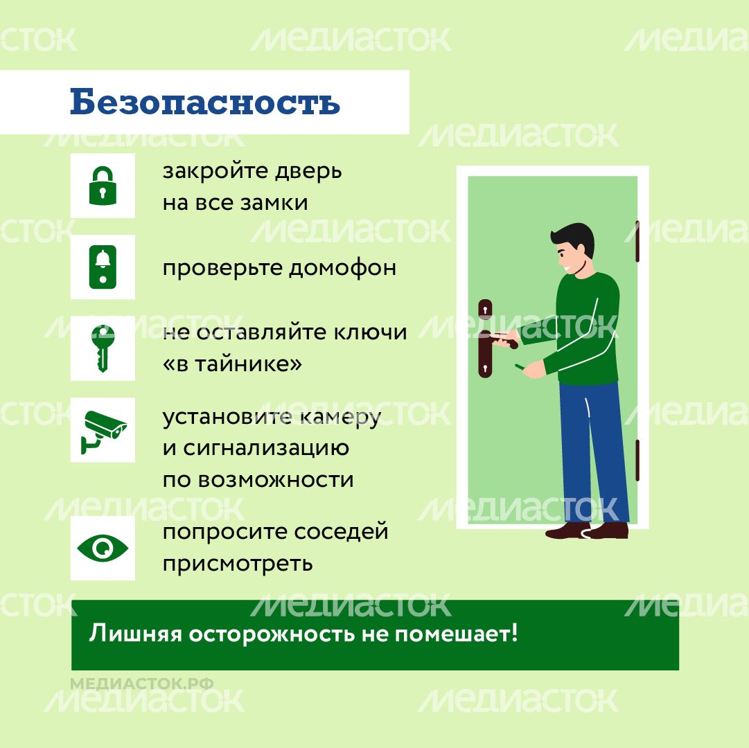 Памятка перед отъездом на дачу квадрат 07