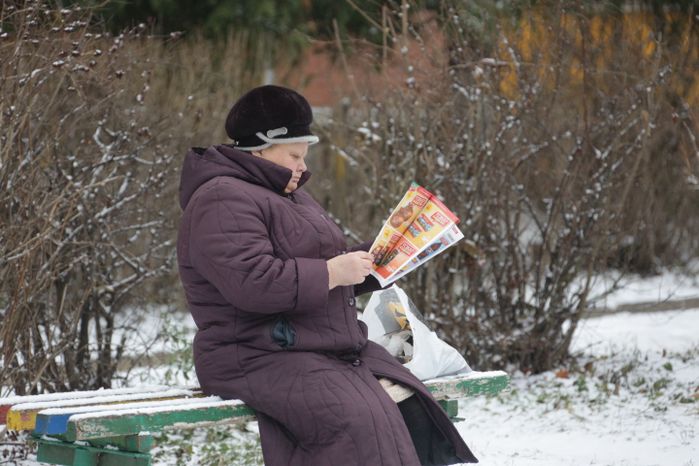 Снегопад в Кашире