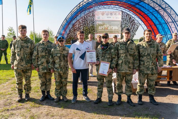 Военно-техническая игра "Арт-дуэль-2024" на аэродроме Волосово