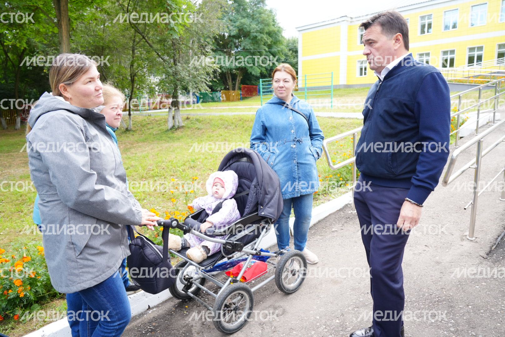Проверка работы школы №3 в Кашире Губернатором Подмосковья