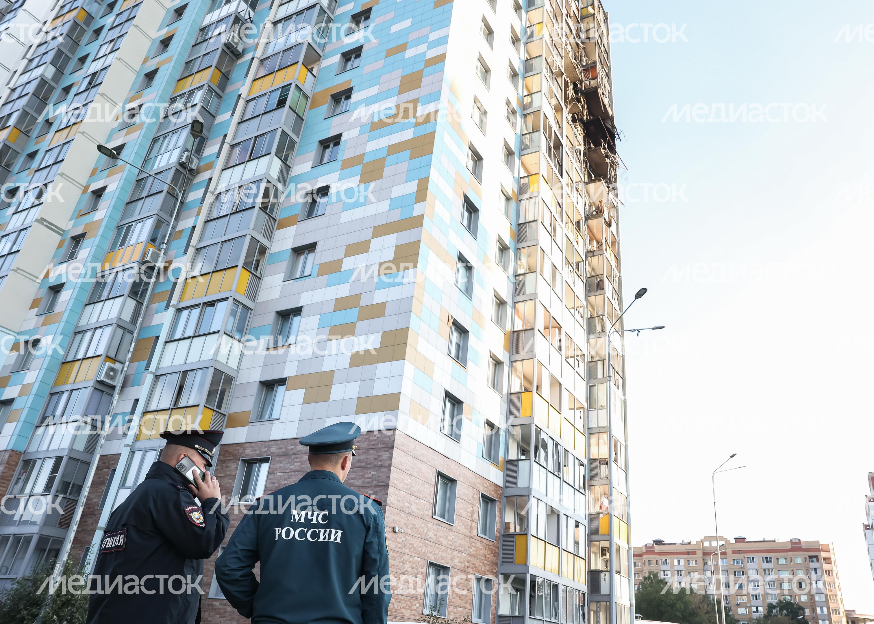 Дом в Раменском г.о., поврежденный в результате атаки украинских дронов Дом в Раменском г.о., поврежденный в результате атаки украинских дронов