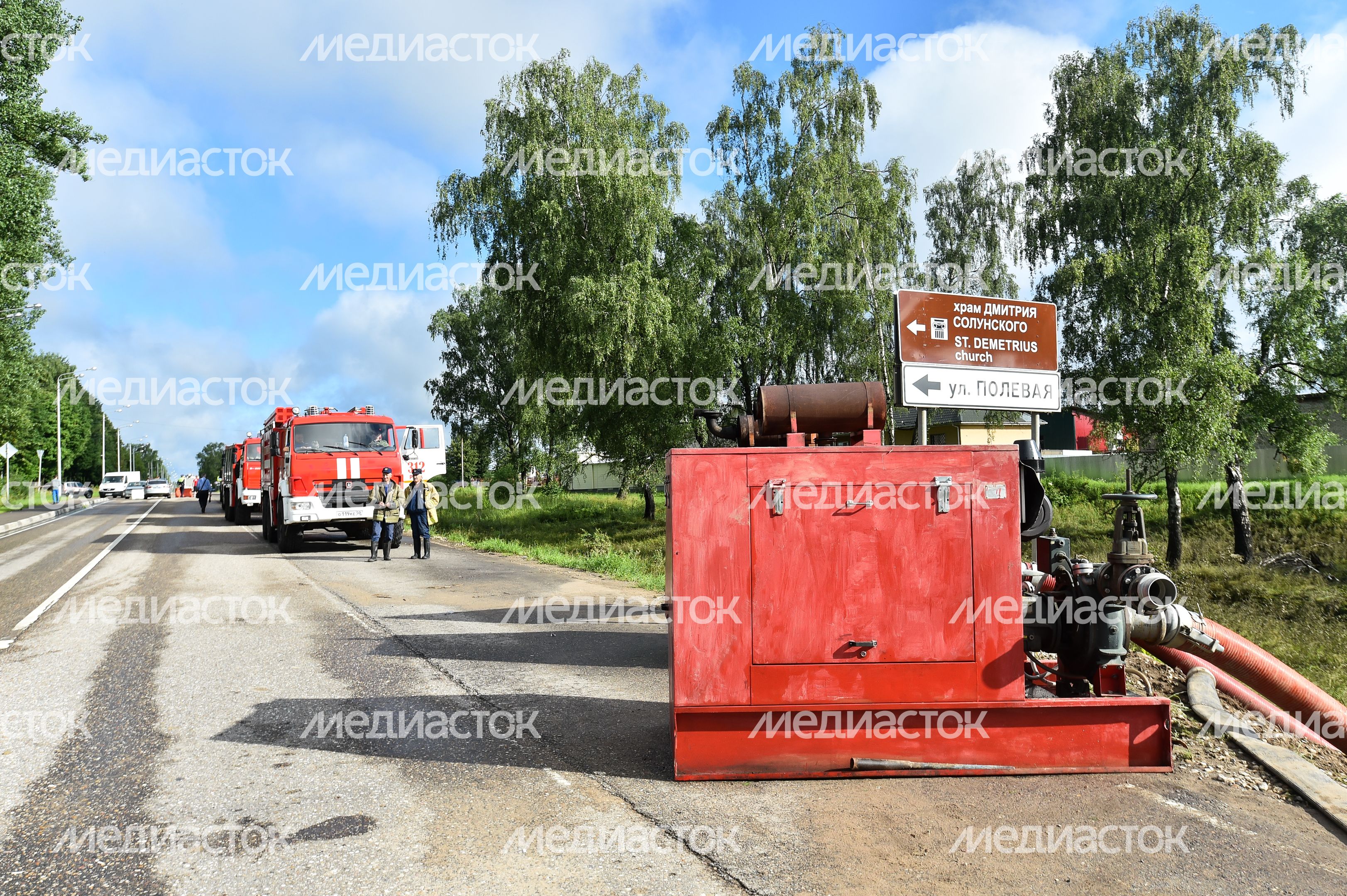 Последствия прорыва дамбы в Рузе Последствия прорыва дамбы в Рузе