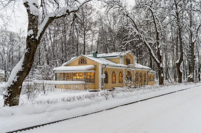 Красногорск. Усадьба «Архангельское». Зима