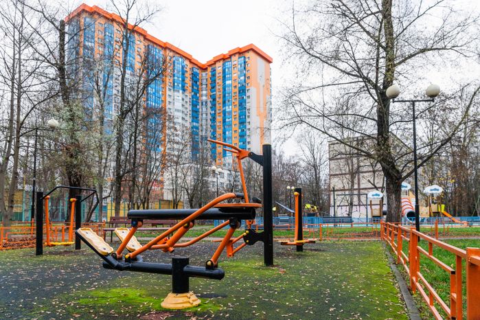 Спортивная площадка на улице Вокзальная в Красногорске