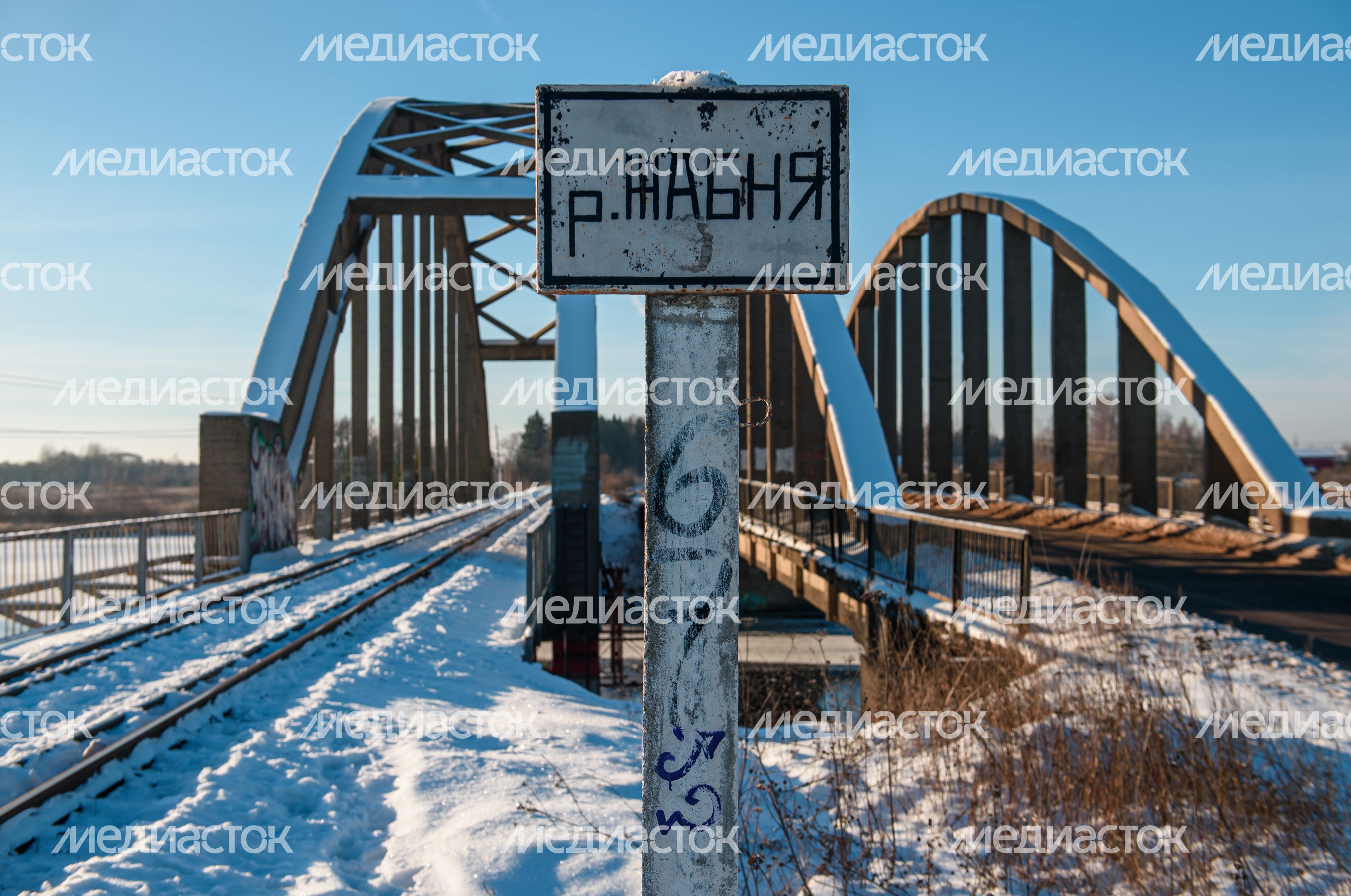 Зимние виды города Калязин