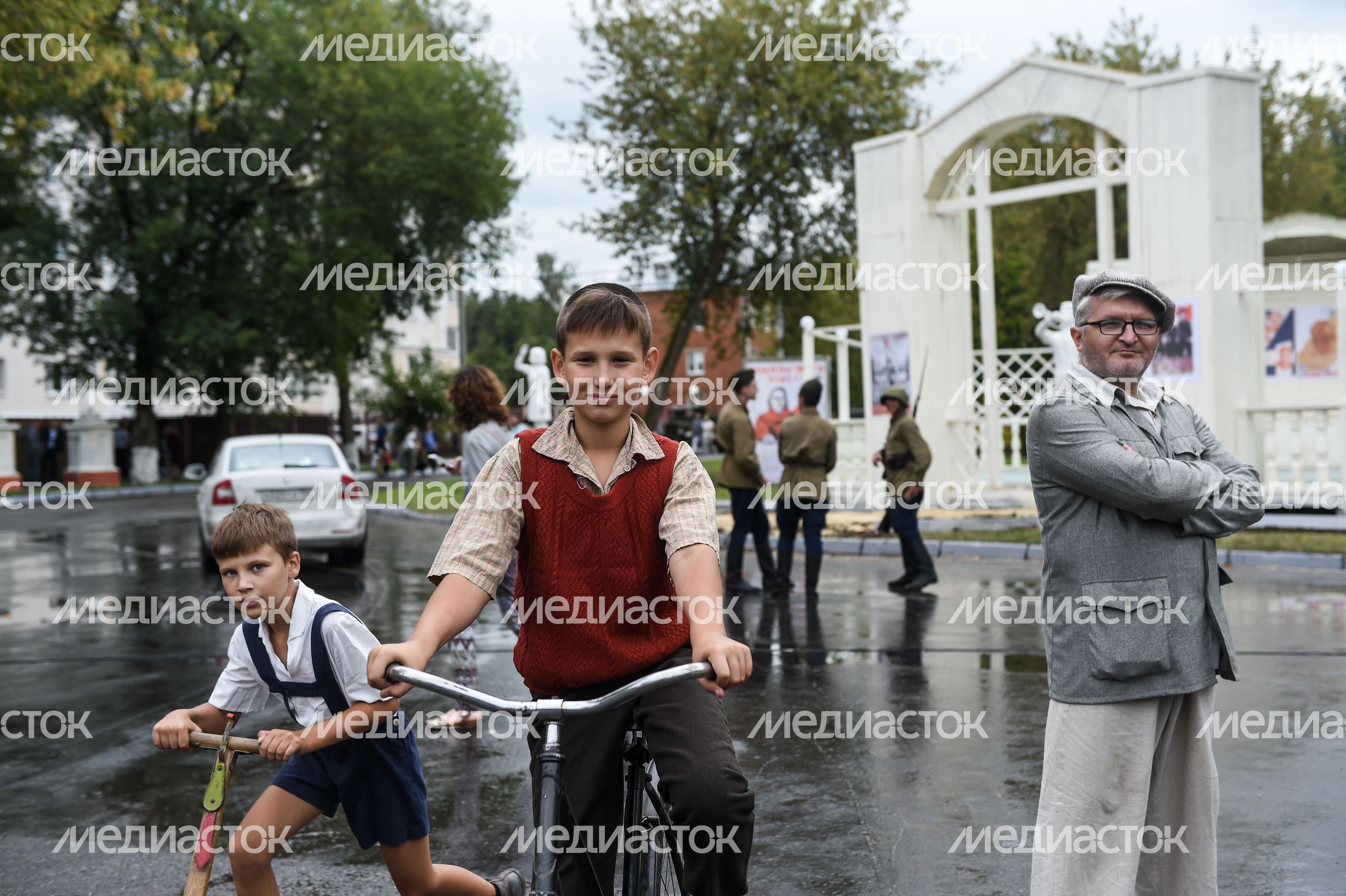 Андрей Воробьев посетил съемочную площадку фильма Ильинский Рубеж